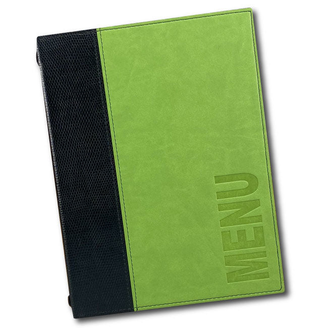 MULTIMAP BICOLOR GREEN/BLACK MENU FOLDER A4 – ISPC Seychelles